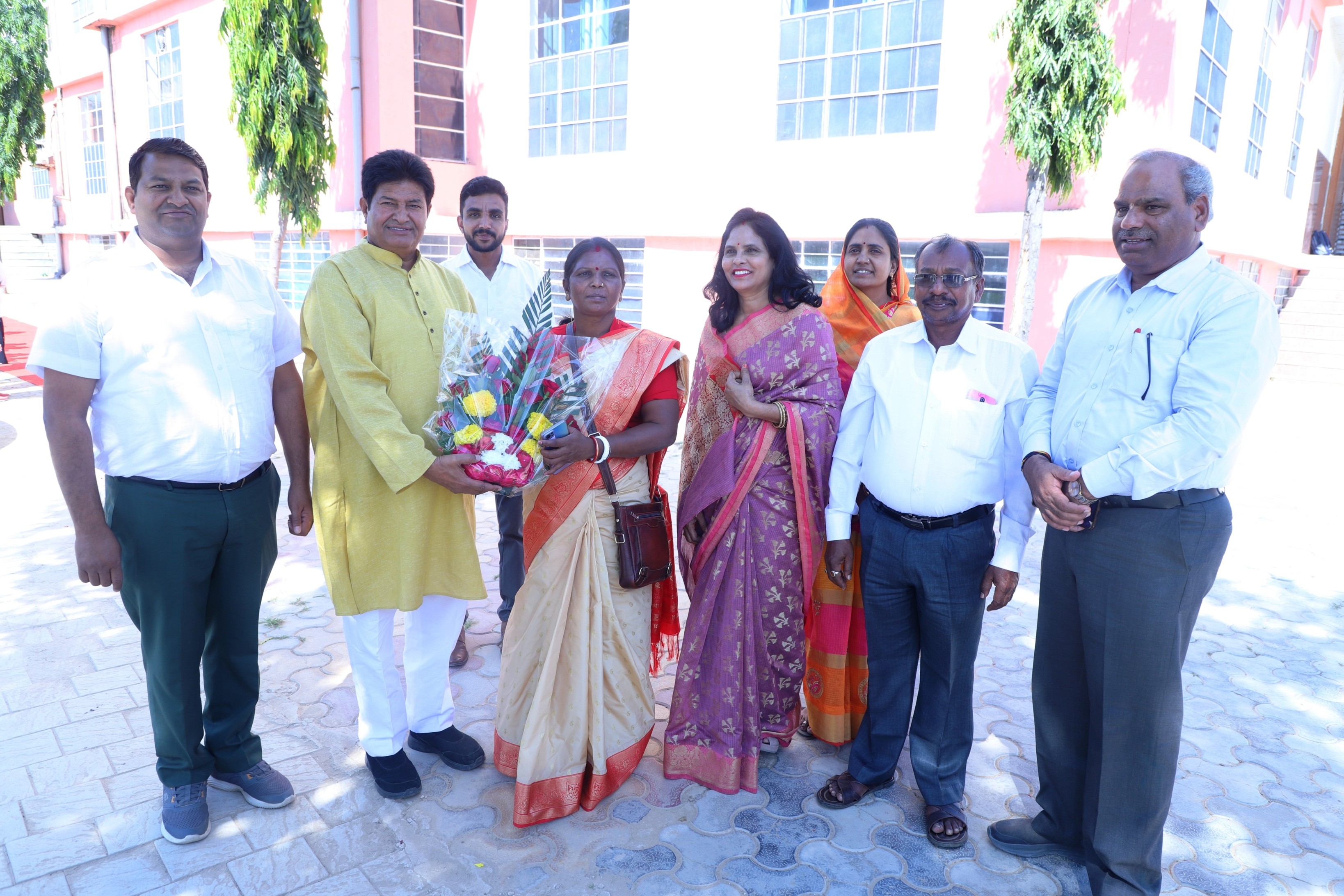 Welcome and Felicitation Ceremony of Lady Tarzan Padmashree Jamuna Tudu at MJFCVS, Chomu